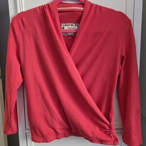 Maeve by Anthropologie Wrap Top with Long Sleeves Size XS